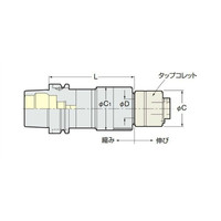 日研工作所 タッパチャック HSK63AーZ24ー140 1台（直送品）