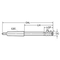 日研工作所 タフカットスキルリーマ モールステーパシャンク SRMー42.0 1本（直送品）