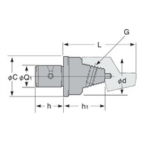 日研工作所 バランスカット RACベース 12ーRAC25ー55B 1台（直送品）