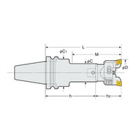 日研工作所 バランスカットボーリングバー(アルミ・非鉄用) BT40ーRAC43ー180A 1台（直送品）