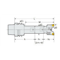 日研工作所 バランスカットボーリングバー(鉄・鋳物用) HSK63AーRAC53ー225 1台（直送品）