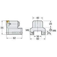 日研工作所 バランスカット大径用ZMAC型カートリッジ(仕上用) MCCZー130V 1台（直送品）