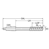 日研工作所 ブローチリーマ モールステーパシャンク BRMー38.0 1本（直送品）