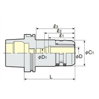 日研工作所 ミーリングチャック HSK100AーC16ー90 1台（直送品）