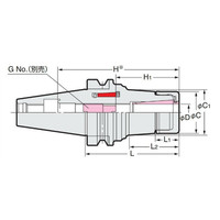 日研工作所 メジャードリームホルダ NBT50ーMDSK20ー165 1台（直送品）