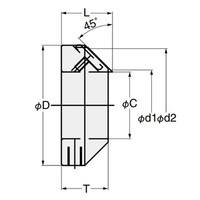 日研工作所 モジュラータイプ面取りカッタ CAF9ー32 1個（直送品）