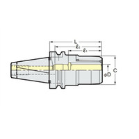 日研工作所 高速回転用ミーリングチャック MBT40ーC16ー60G 1台（直送品）