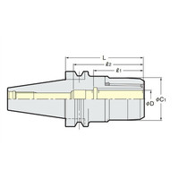 日研工作所 高速回転用ミーリングチャック NBT50ーC42ー120P 1台（直送品）