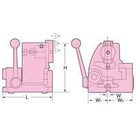 日研工作所 手動式テールストック Pー150S 1台（直送品）