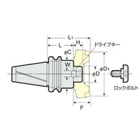 日研工作所 正面フライスアーバA型 MBT40ーFMA38.1ー60 1台（直送品）