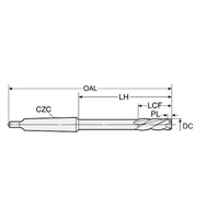 日研工作所 超硬ミルリーマ モールステーパシャンク HMMー47.0 1本（直送品）