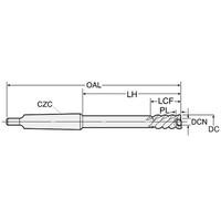 日研工作所 底付き用 タフカットスキルリーマ モールステーパ SRMー60.0F 1本（直送品）
