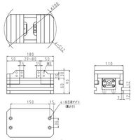 日本オートマチックマシン 両締めバイス 標準モデル MF80W 1台（直送品）