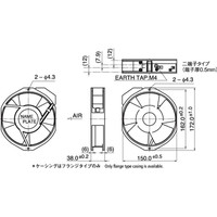 ミネベアミツミ AC軸流ファンモータ 15038PBーA1LーEPー00 1個（直送品）