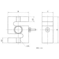 ミネベアミツミ S字ビーム型ロードセル U2S1 U2S1ー500K 1個（直送品）