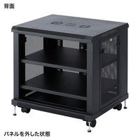 サンワサプライ マルチ収納ラック サーバーラック 高さ700 CP-SVCMULT1 幅700×奥行600×高さ700mm 1台（直送品）