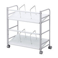 サンワサプライ ファイルワゴン WG-301 幅551×奥行289×高さ614mm 1台（直送品）