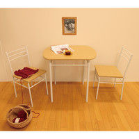 弘益 ダイニング3点セット ナチュラル DSP-86（NA） 1セット（直送品）