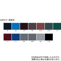 サンデーペイント 水性カラー屋根用 茶 7L #214C8（直送品）