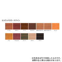 サンデーペイント エコウッドカラーステイン ウォルナット 3400ml #254699（直送品）