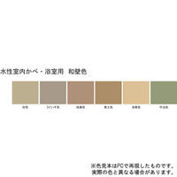 サンデーペイント 水性室内かべ浴室和壁色 黄土色 700ml #260966（直送品）