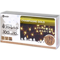 タカショー イルミネーション ストレート 100球 CG LIT-ST100C 1個