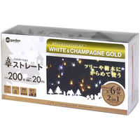 タカショー イルミネーション ストレート 200球 W/C LIT-ST200WC 1個