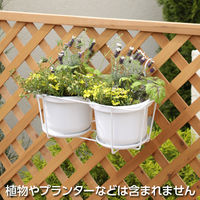 タカショー プラントホルダー D 大 ホワイト NPM-PH4LW/5S 1セット（5個入）（直送品）