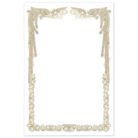 サンワサプライ インクジェット手作り賞状用紙(はがき・縦) JP-SHHKTN 1冊