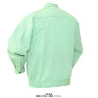 クロダルマ 長袖ジャンパー(ファスナー) ライトグリーン L 32381ー890ーL 1枚（直送品）