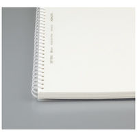 コクヨ ソフトリングノート 方眼ドット罫 A5(3号) 80枚 透明 ス-SV538WT-T 1セット(10冊)