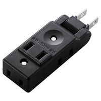 延長コード 電源タップ コンセント 2ピン 4個口 マイクロタップ 薄型 小型 黒 AVT-M01-24BK エレコム 1個
