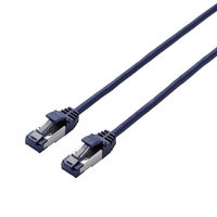 LANケーブル cat8 2m 爪折れ防止 ギガビット スリム より線 ブルー LD-OCTST/BM20 エレコム 1個