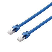 LANケーブル 5m cat7準拠 爪折れ防止 ギガビット より線 ブルー LD-TWS/BU5 エレコム 1個