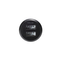 ELECOM シガーチャージャー/2USBポート（自動識別）/4.8A/ブラック MPA-CCU10BK 1個