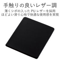 エレコム　ソフトレザーマウスパッド　ブラック　標準(S)サイズ/ソフトレザー仕様　MP-SL01BK（直送品）