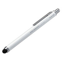 タッチペン スタイラスペン 超感度 ノック式 ホワイト P-TPCNWH エレコム 1個（直送品）