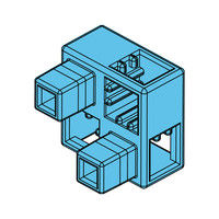 アーテック Artecブロック ハーフB 8P 水 77779 1セット(5個)（直送品）