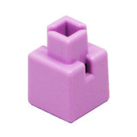 アーテック Artecブロック ミニ四角 20P 薄紫 77833 1セット(5個)（直送品）