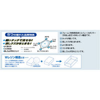 サクラクレパス フォームイレーザーW80 RFW-80 1セット(1個×10)