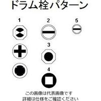 エスコ 340mm ドラム缶レンチ(スチール製) EA991JM-15 1本（直送品）