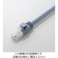 エスコ 3 m LANケーブル(カテゴリー6A準拠)[ブルー] EA764BB-3A 1セット(4個)（直送品）