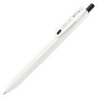 ゲルインクボールペン サラサ R 0.4 白/黒 JJS29-R1-BK2 1本 ゼブラ