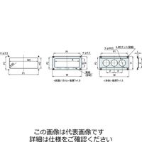 岩田製作所 圧力ゲージブラケット(アナログ用) オフセットタイプ2 PAH3ー01S 1セット(2個)（直送品）