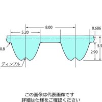 椿本チエイン PXベルト P8M形 BG1304P8M15ーW 1個（直送品）