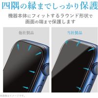 アップルウォッチ フィルム SE/6/5/4(40mm) 耐衝撃 光沢 指紋防止 AW-20SFLAPKRG エレコム 1セット(2枚入)