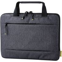 SurfaceLaptopGo パソコンケース 12.4インチ 小物収納 起毛素材 ブラック BM-IBMSLG20BK エレコム 1個