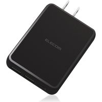 スマホ充電器 AC充電器 タイプC USBC×1ポート USB×2ポート AC一体型 ブラック EC-AC07BK エレコム 1個