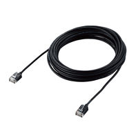 LANケーブル 7m cat6A準拠 ギガビット スーパースリム 3mm より線 黒 LD-GPASS/BK7 エレコム 1個