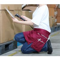 ディックコーポレーション 倉庫作業用エプロン 腰下タイプ ボルドー FB-002 1個